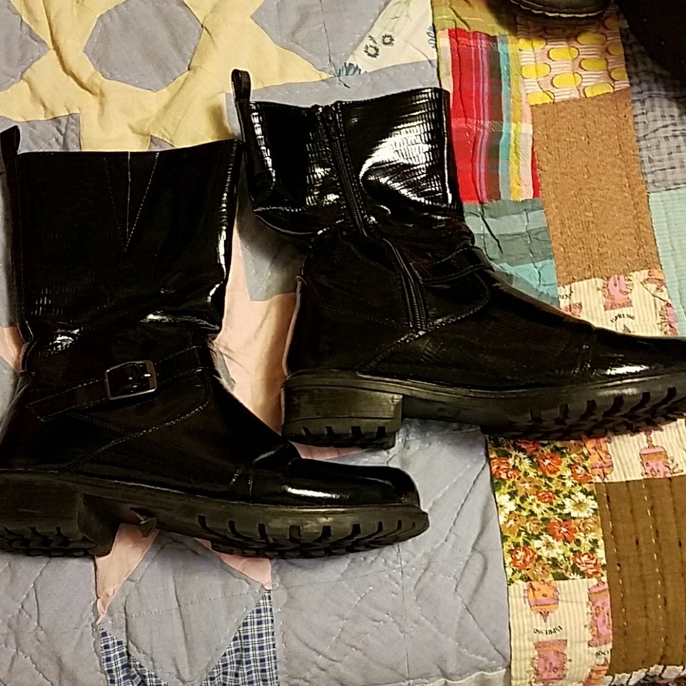Nine west moto boots